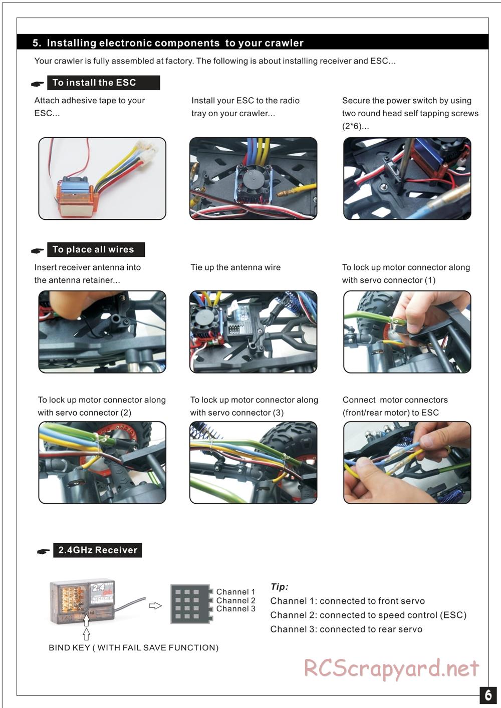 Redcat Racing - Rockslide Super Crawler - Manual - Page 7