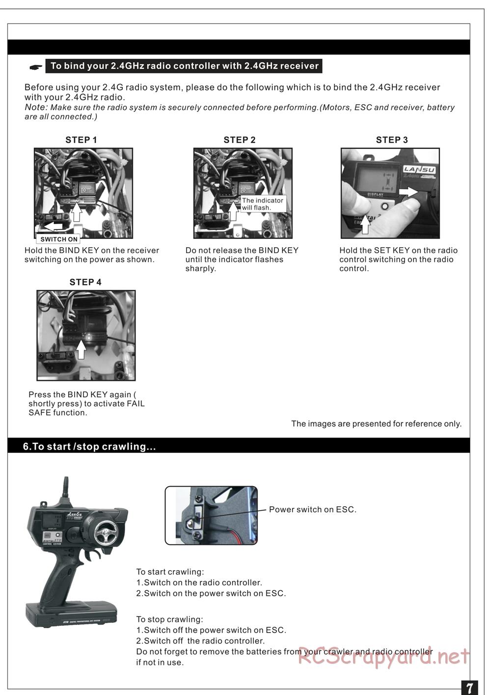 Redcat Racing - Rockslide Super Crawler - Manual - Page 8