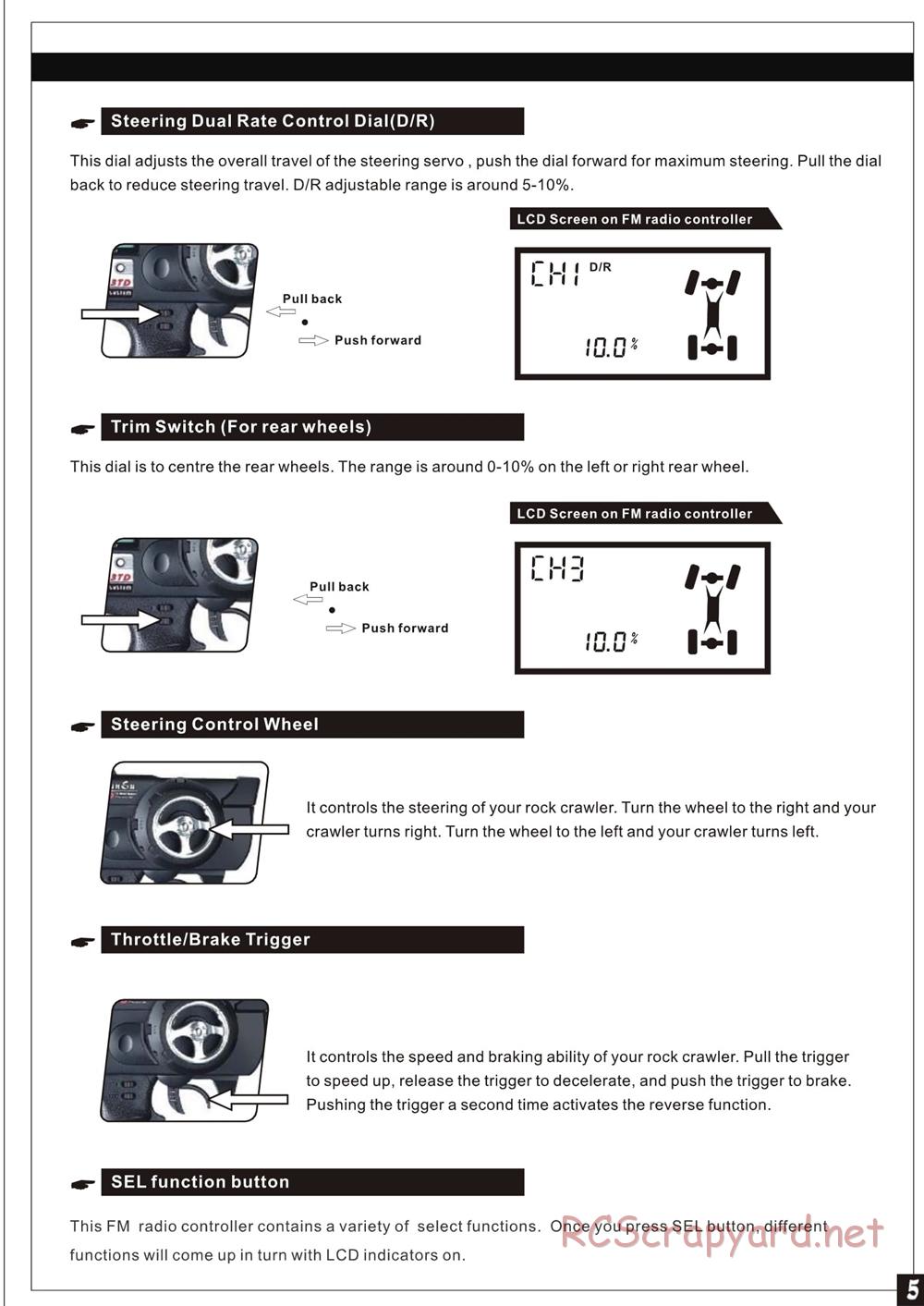 Redcat Racing - Rockslide RS10 - Manual - Page 6