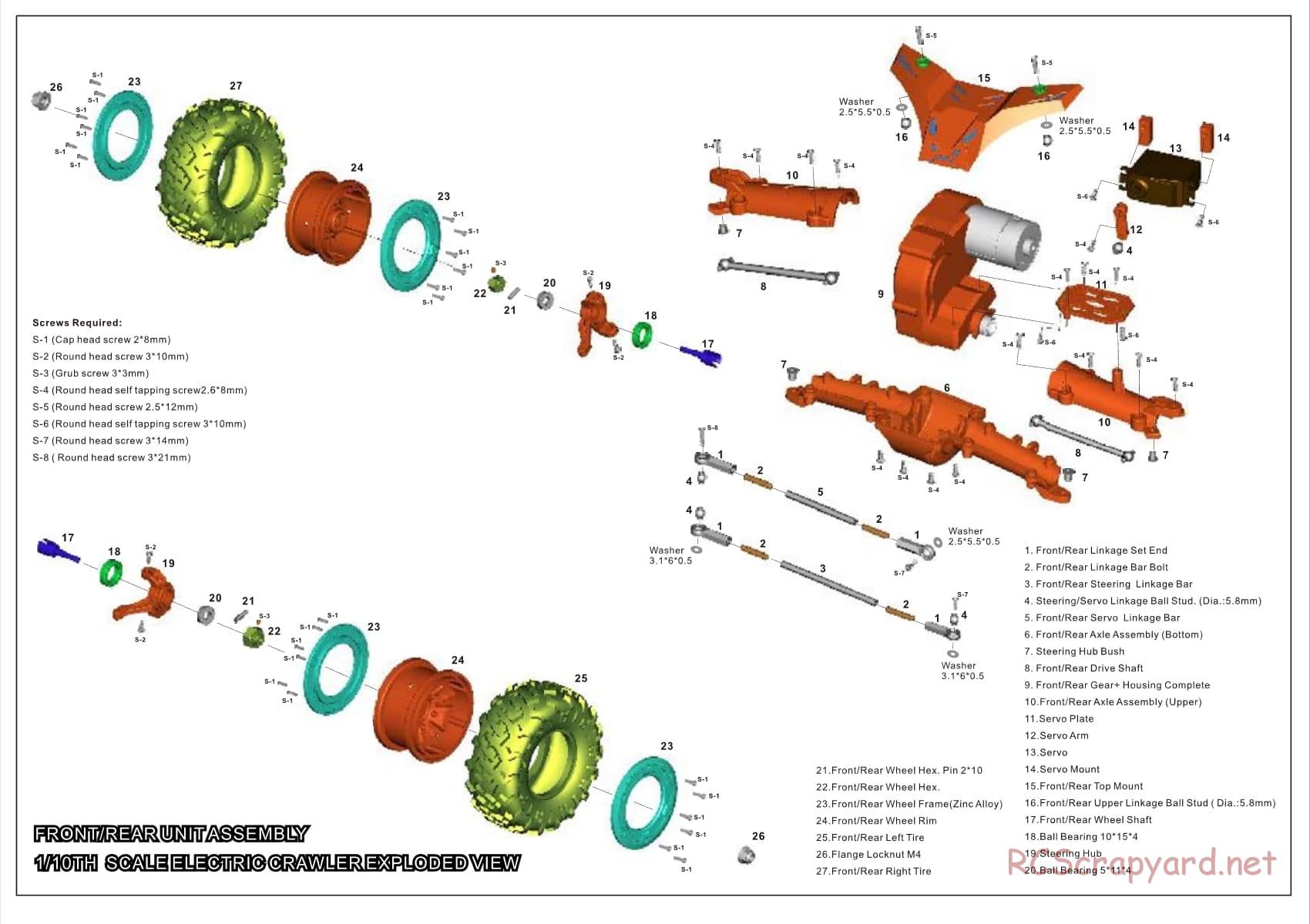 Redcat Racing - Rockslide RS10 - Manual - Page 20