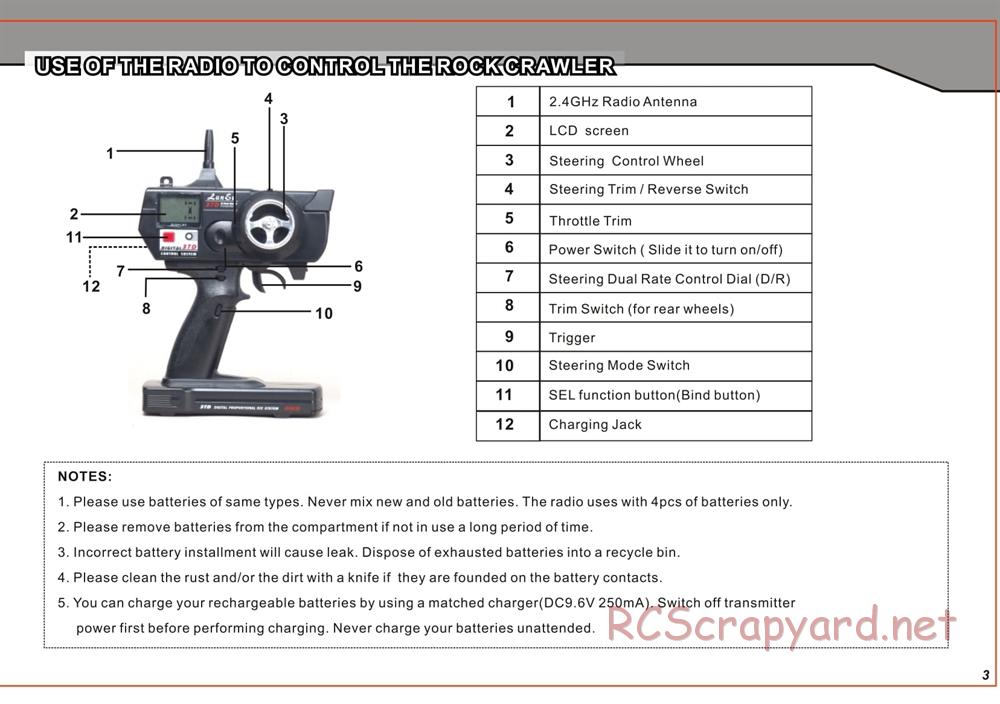Redcat Racing - Sumo Crawler - Manual - Page 4