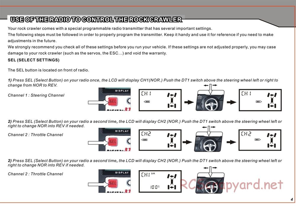 Redcat Racing - Sumo Crawler - Manual - Page 5