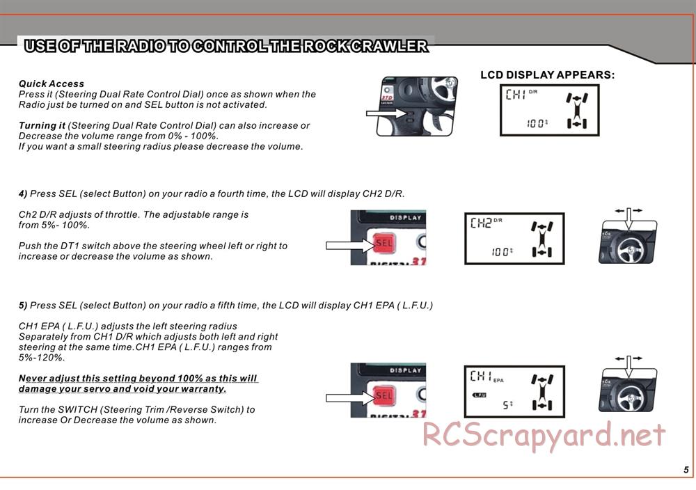 Redcat Racing - Sumo Crawler - Manual - Page 6
