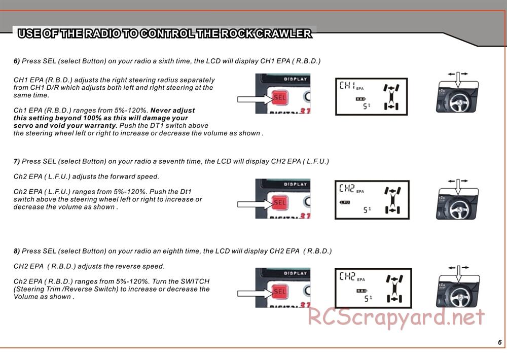 Redcat Racing - Sumo Crawler - Manual - Page 7