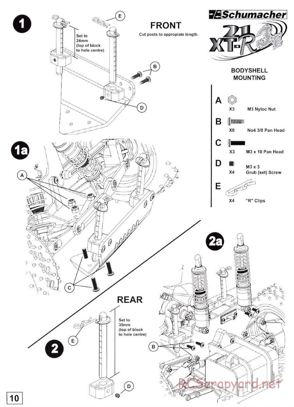 Schumacher - Nitro 21 XT-R3E - Manual - Page 4