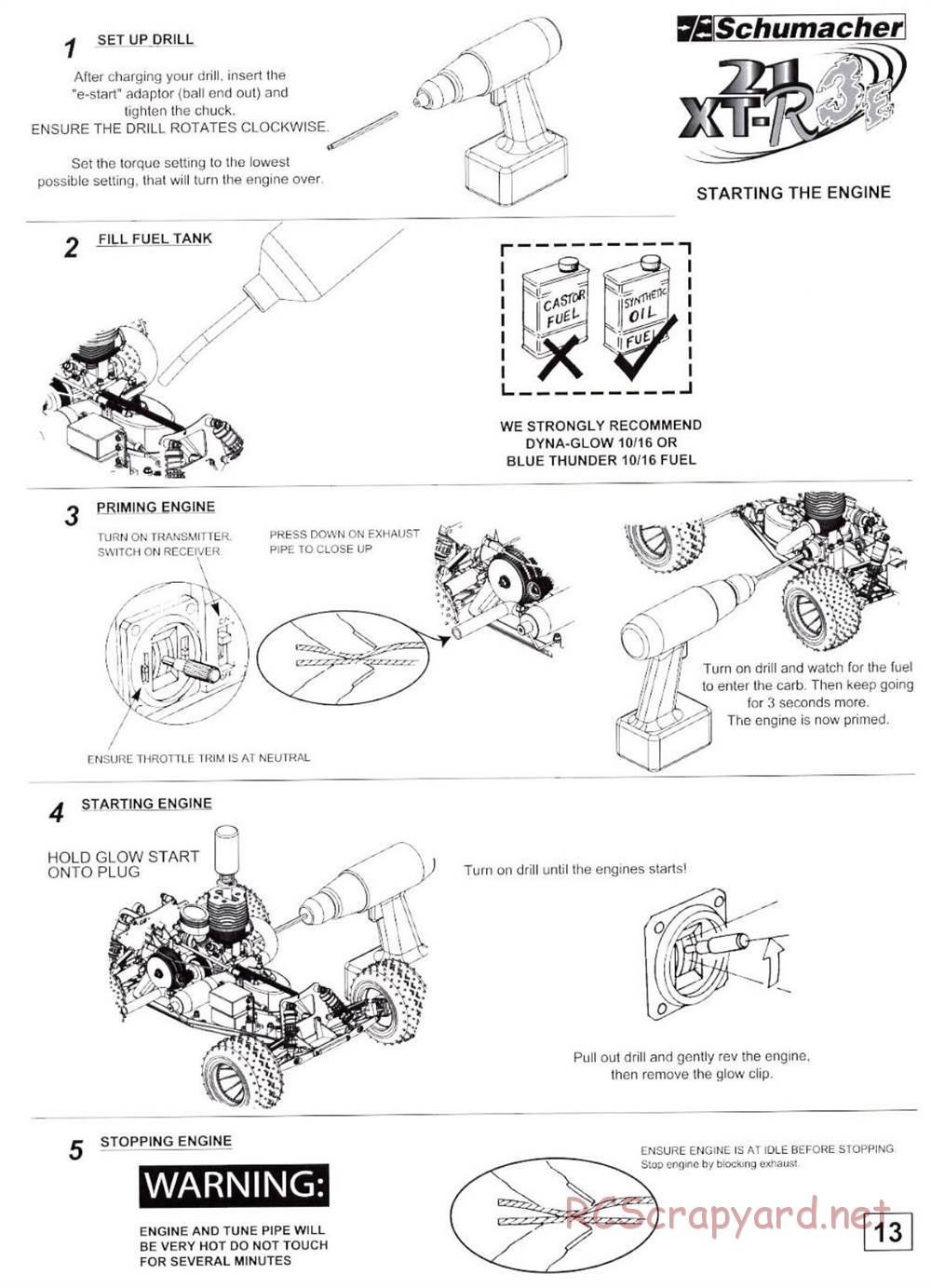 Schumacher - Nitro 21 XT-R3E - Manual - Page 7