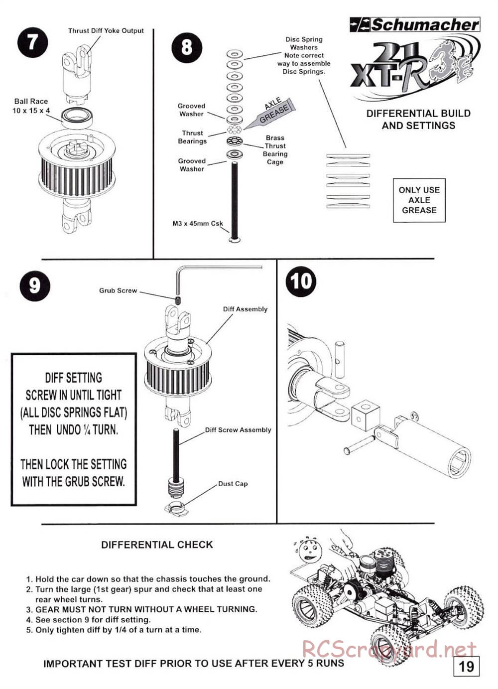 Schumacher - Nitro 21 XT-R3E - Manual - Page 13