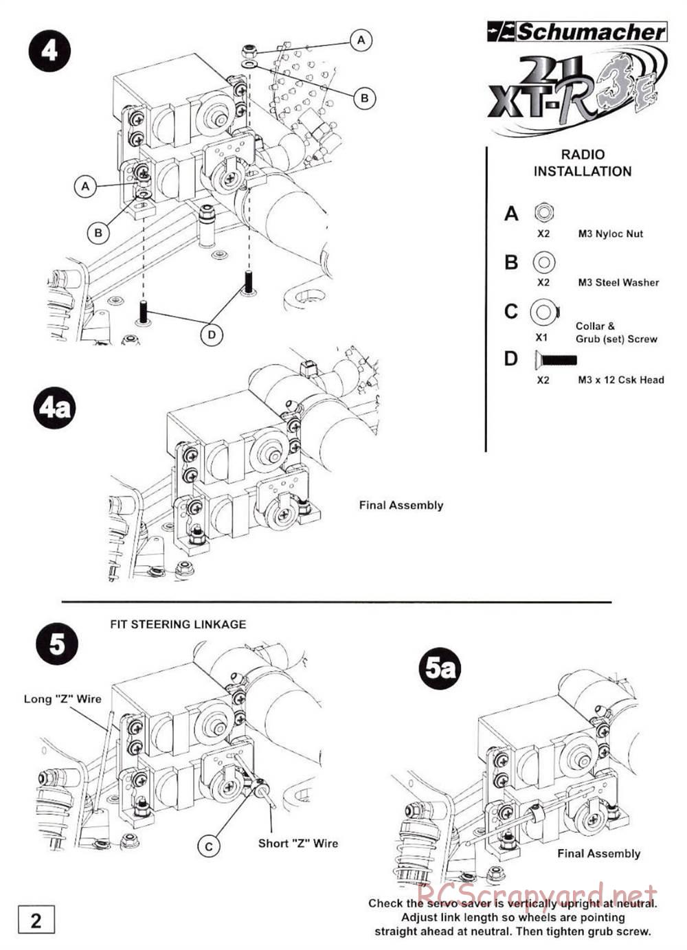 Schumacher - Nitro 21 XT-R3E - Manual - Page 14