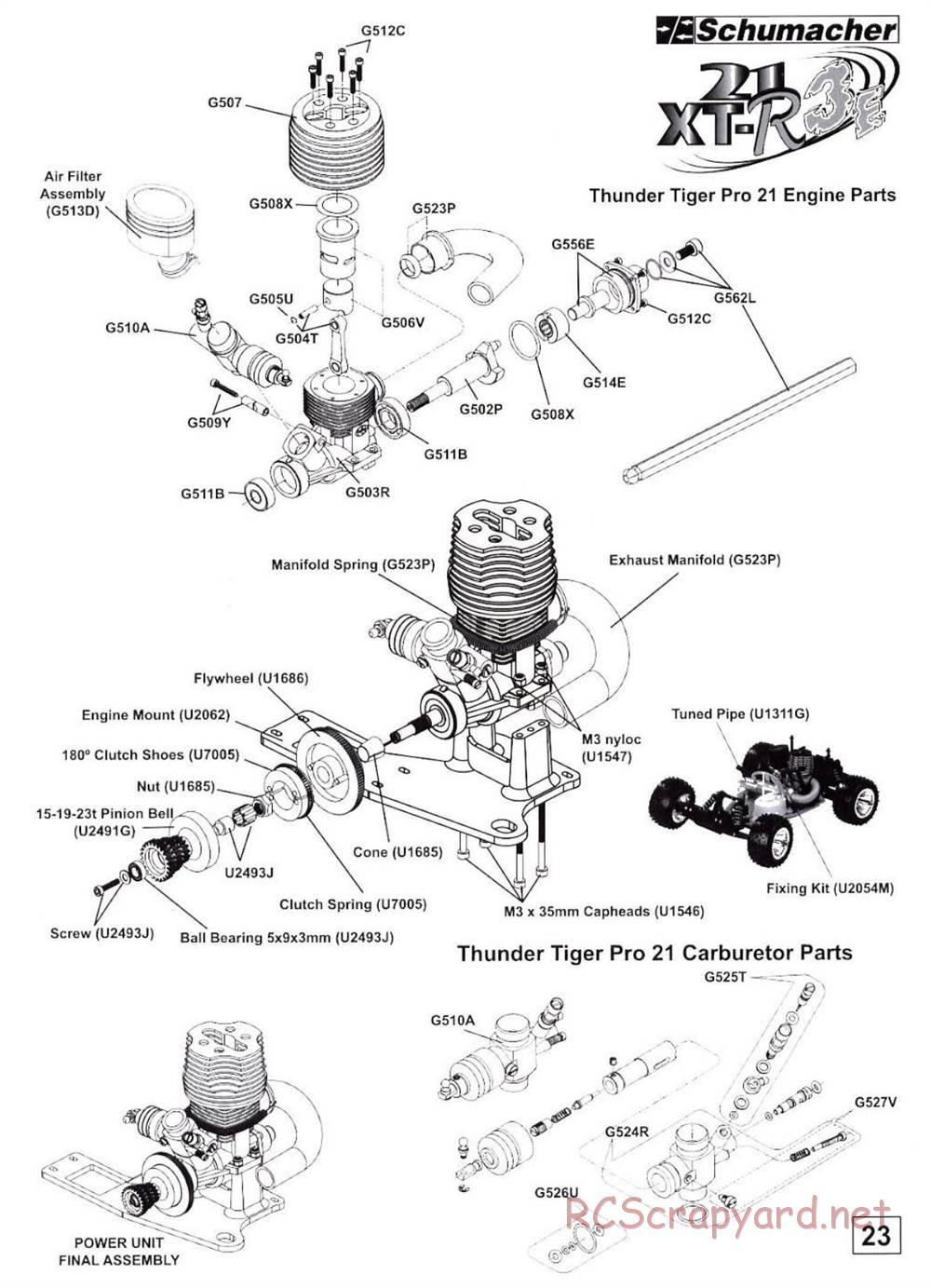 Schumacher - Nitro 21 XT-R3E - Manual - Page 18