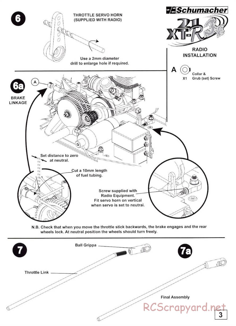 Schumacher - Nitro 21 XT-R3E - Manual - Page 19