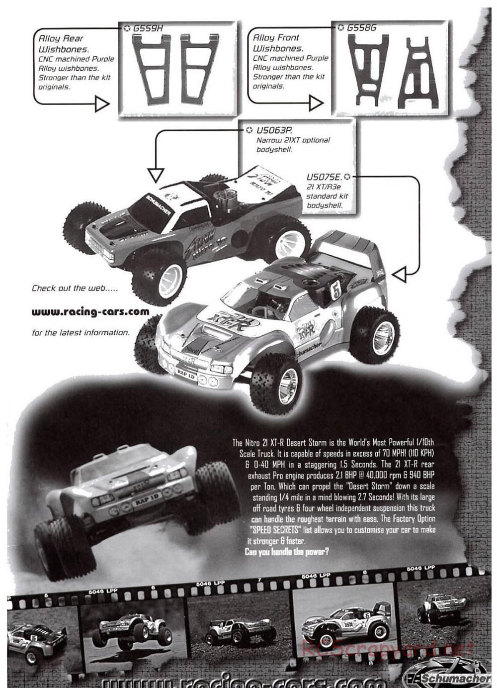 Schumacher - Nitro 21 XT-R3E - Manual - Page 26