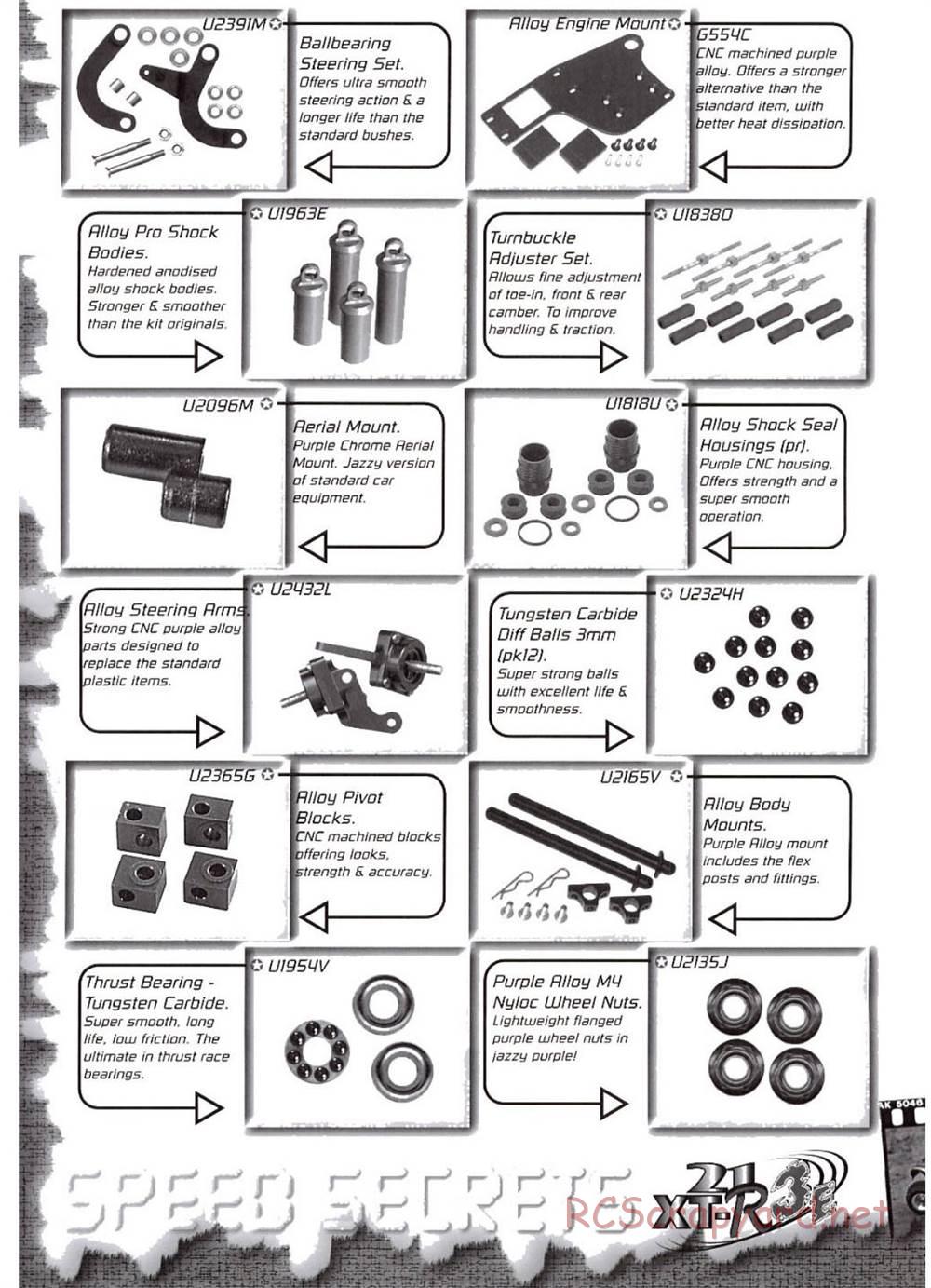 Schumacher - Nitro 21 XT-R3E - Manual - Page 27