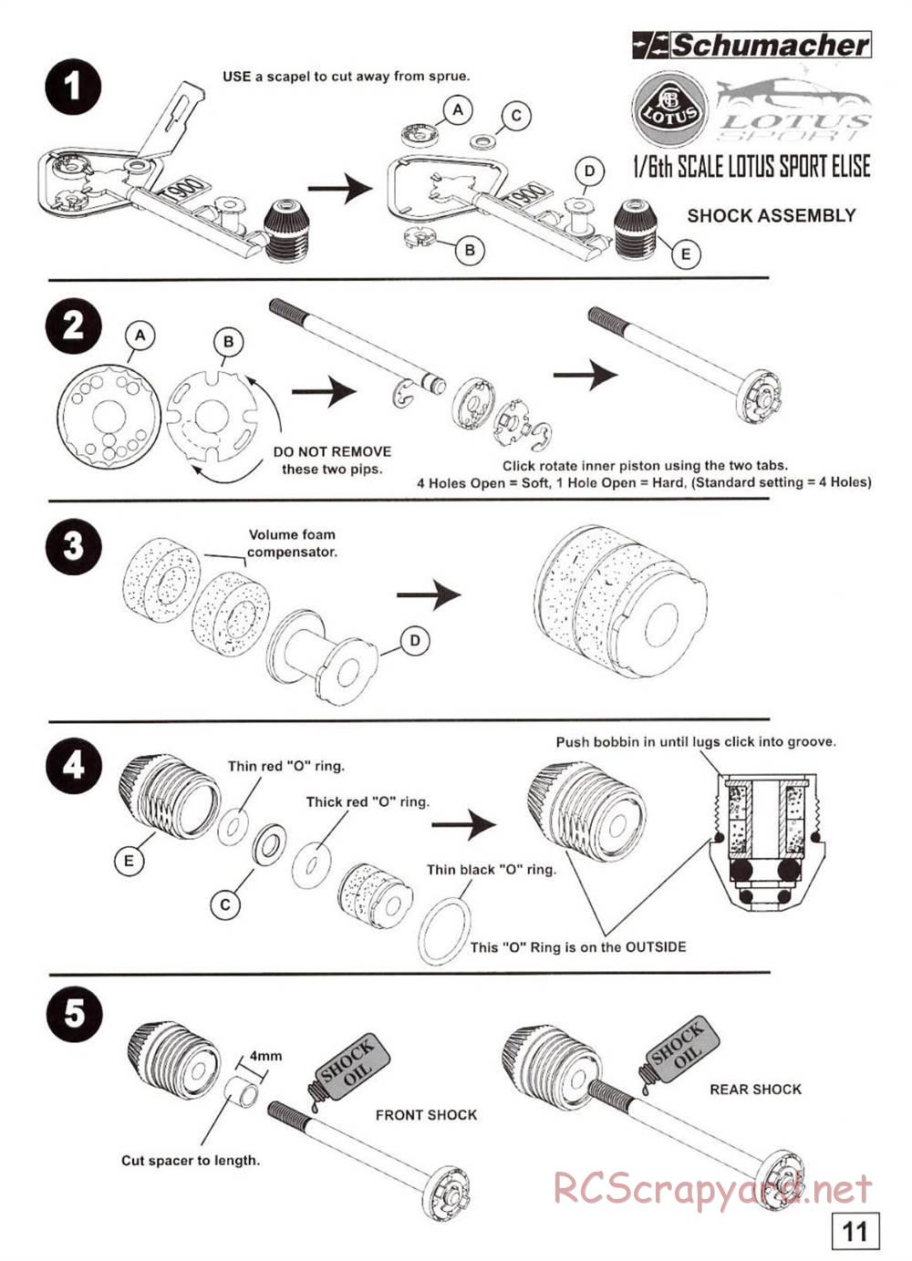 Schumacher - Big 6 Lotus EP - Manual - Page 5