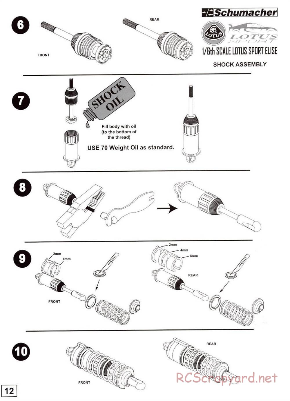 Schumacher - Big 6 Lotus EP - Manual - Page 6