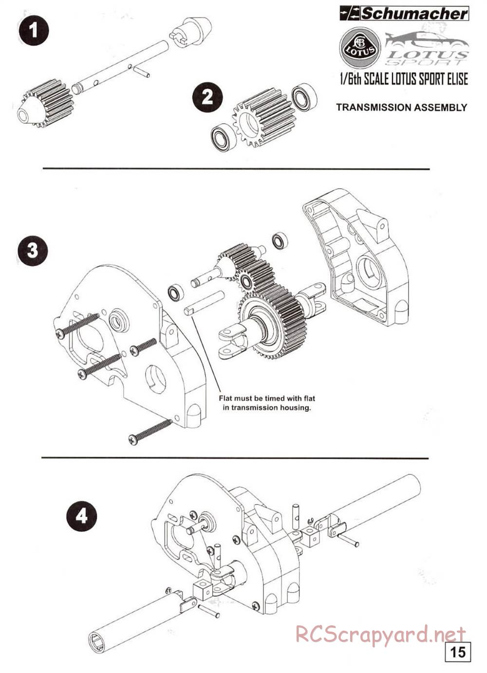 Schumacher - Big 6 Lotus EP - Manual - Page 9