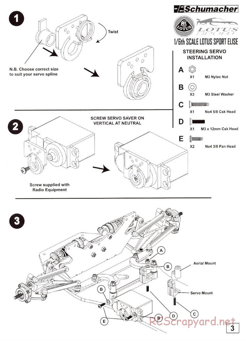 Schumacher - Big 6 Lotus EP - Manual - Page 17