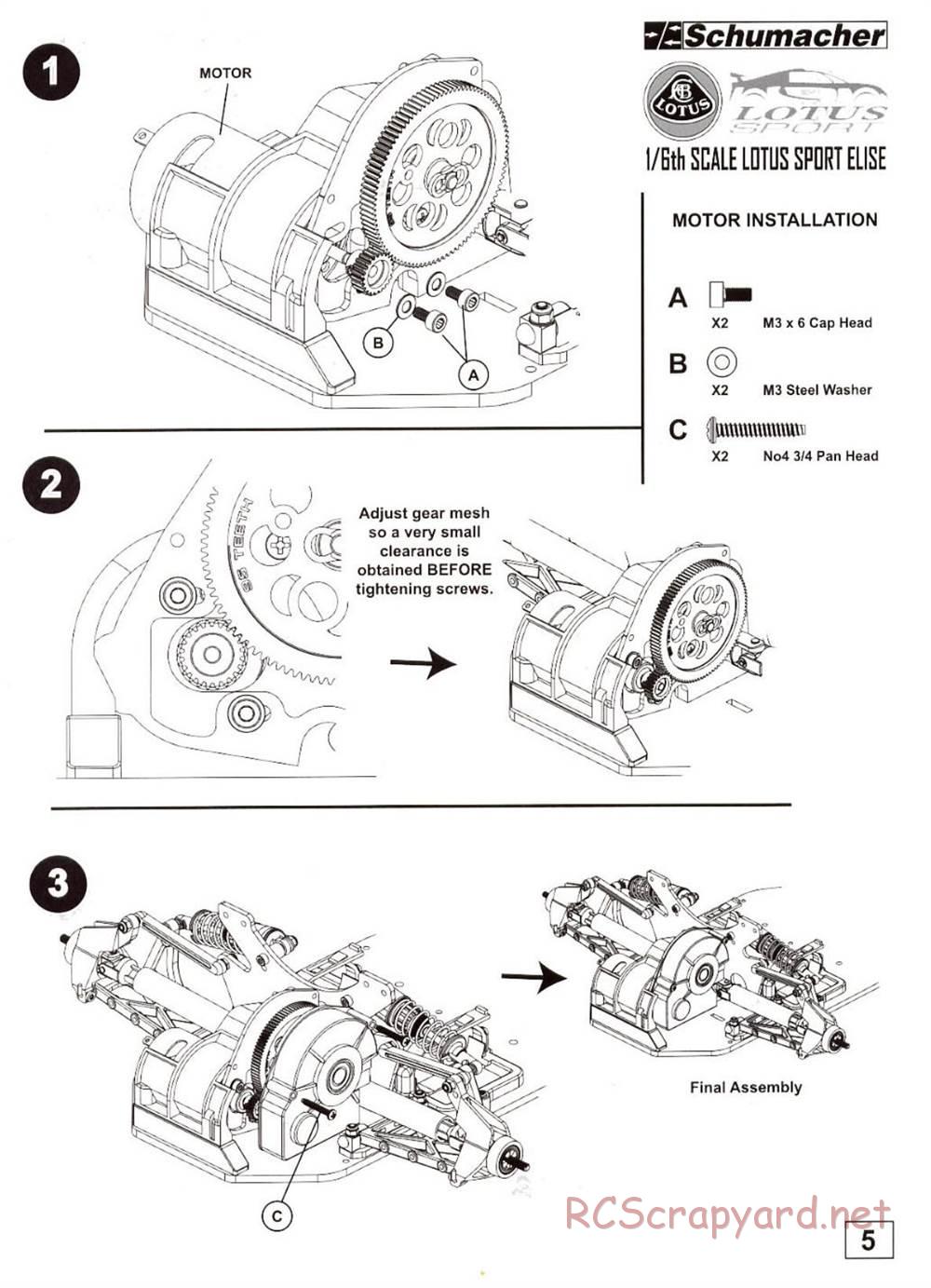 Schumacher - Big 6 Lotus EP - Manual - Page 19