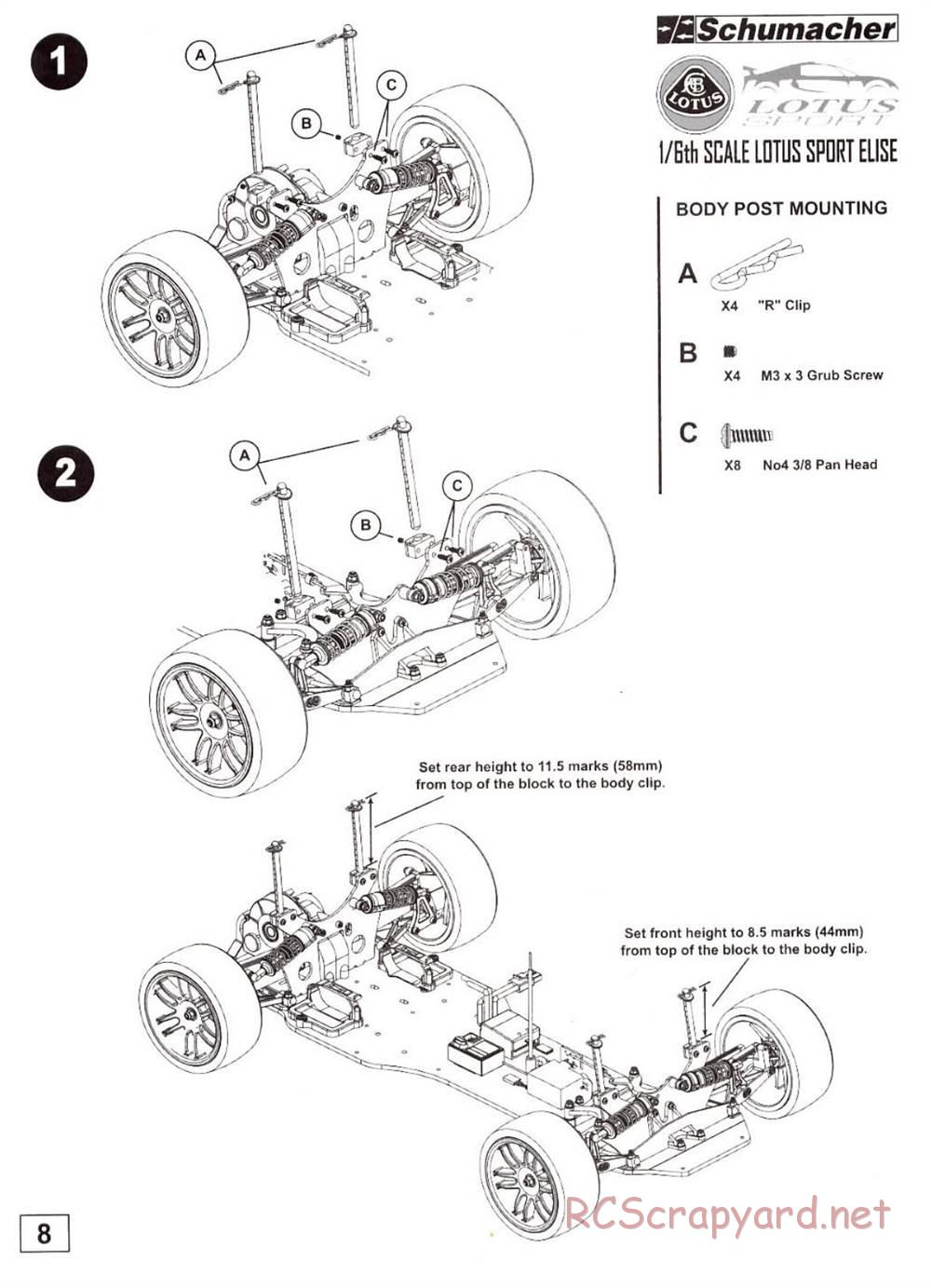 Schumacher - Big 6 Lotus EP - Manual - Page 22