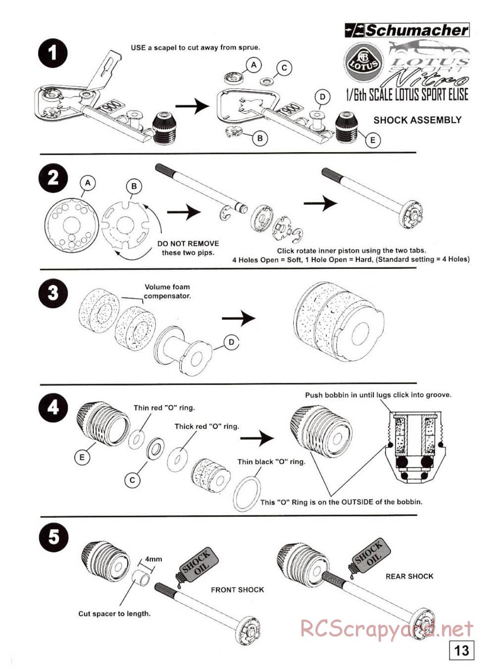 Schumacher - Big 6 Lotus Nitro - Manual - Page 7