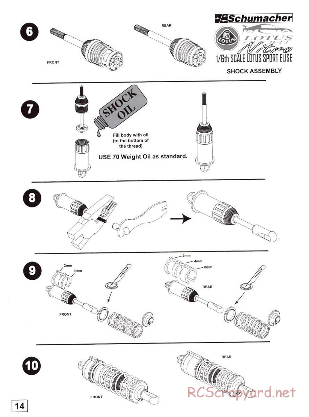 Schumacher - Big 6 Lotus Nitro - Manual - Page 8