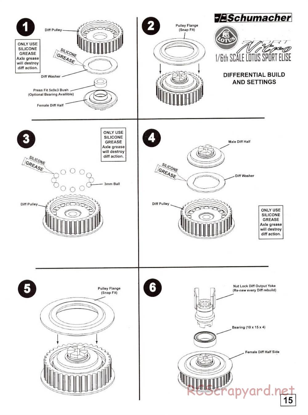 Schumacher - Big 6 Lotus Nitro - Manual - Page 9