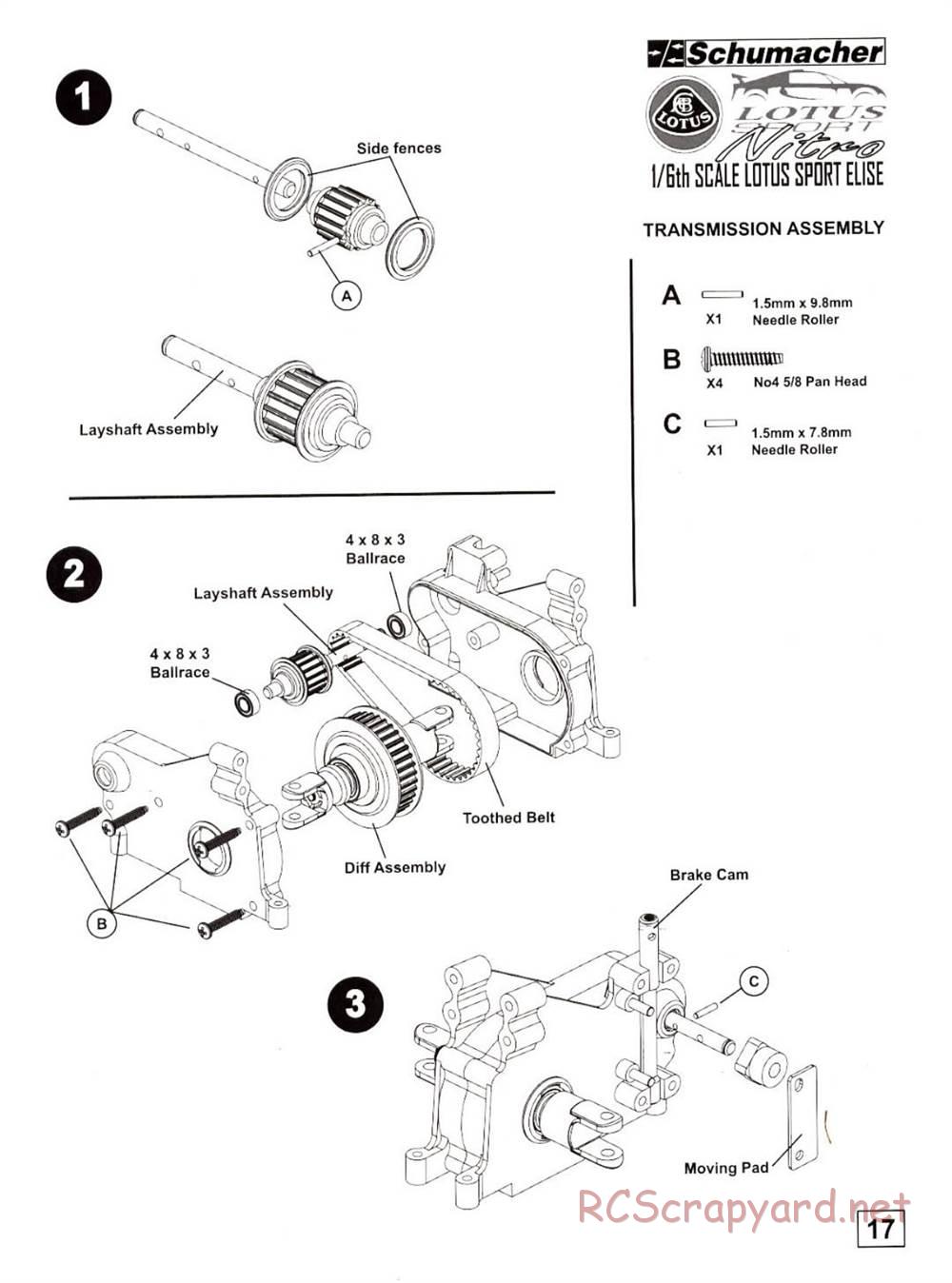 Schumacher - Big 6 Lotus Nitro - Manual - Page 11
