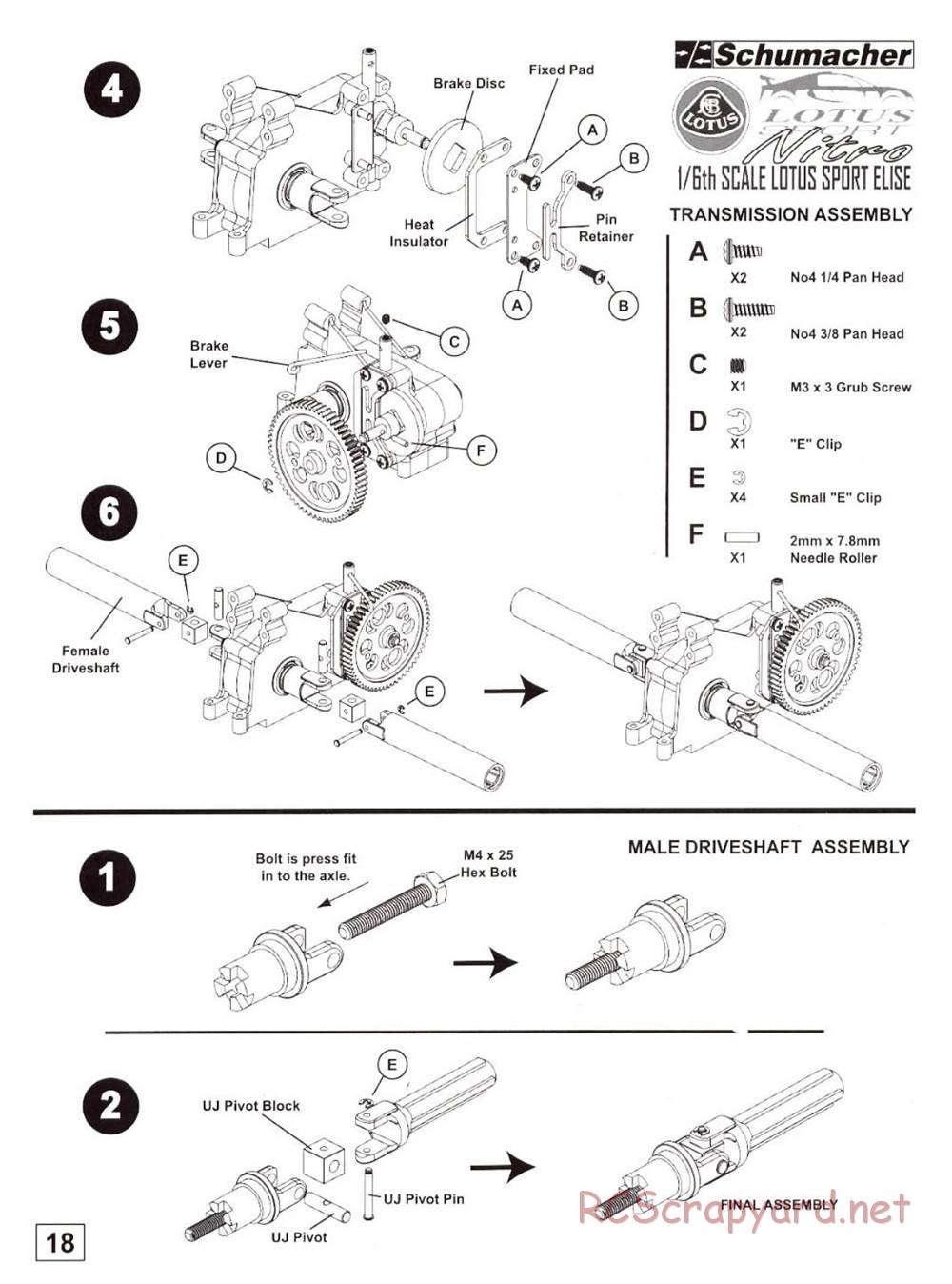 Schumacher - Big 6 Lotus Nitro - Manual - Page 12
