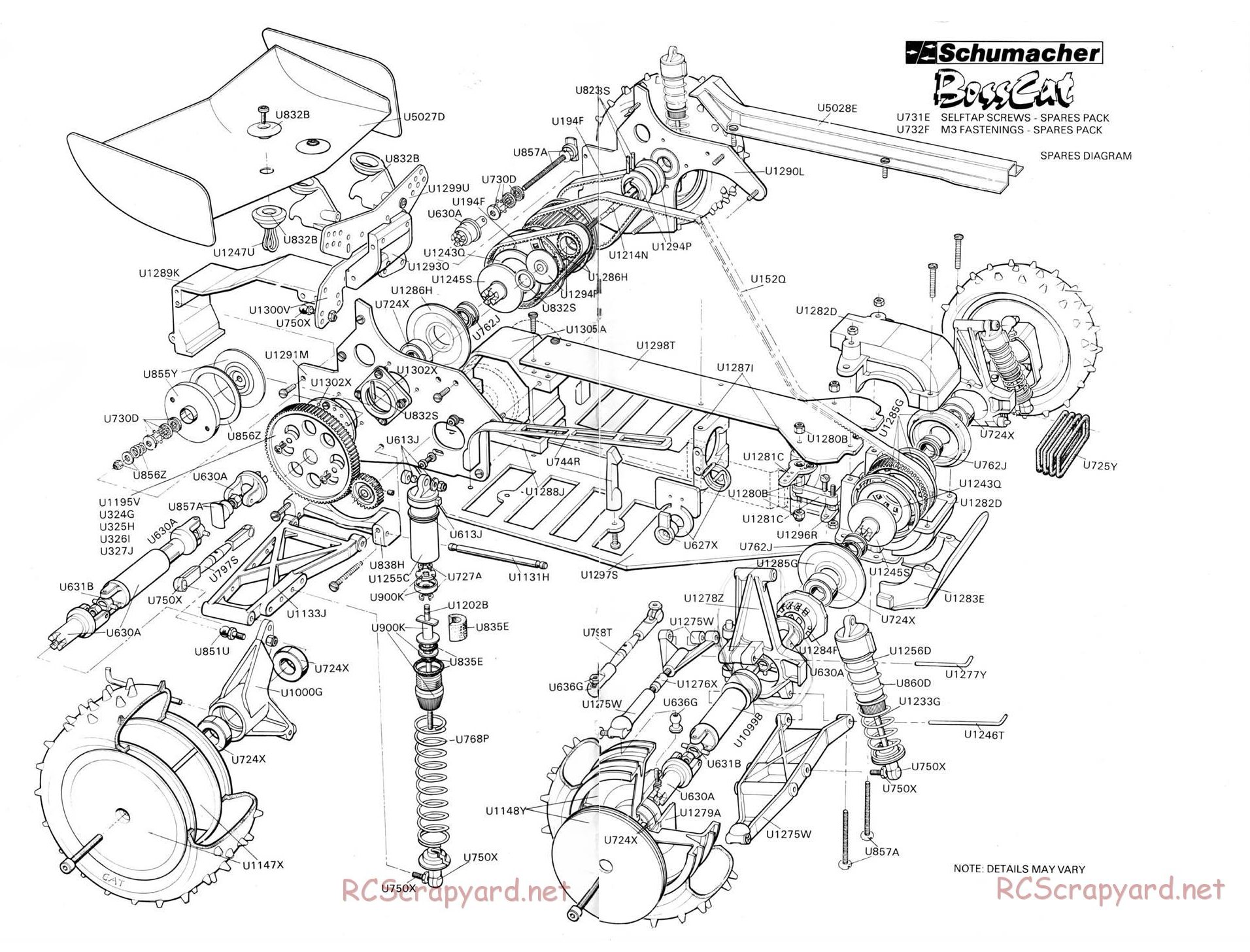 Schumacher - BossCat - Exploded View - Page 1