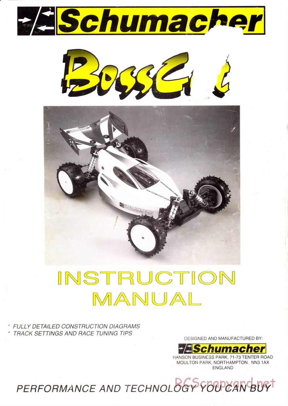 Schumacher - BossCat - Manual - Page 1