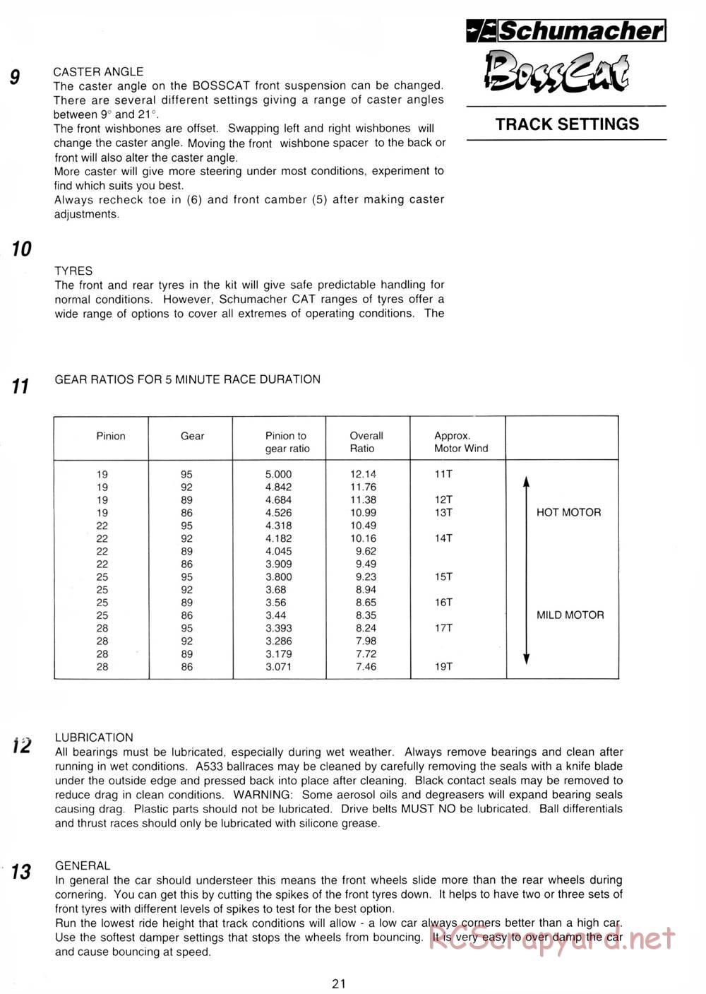 Schumacher - BossCat - Manual - Page 27