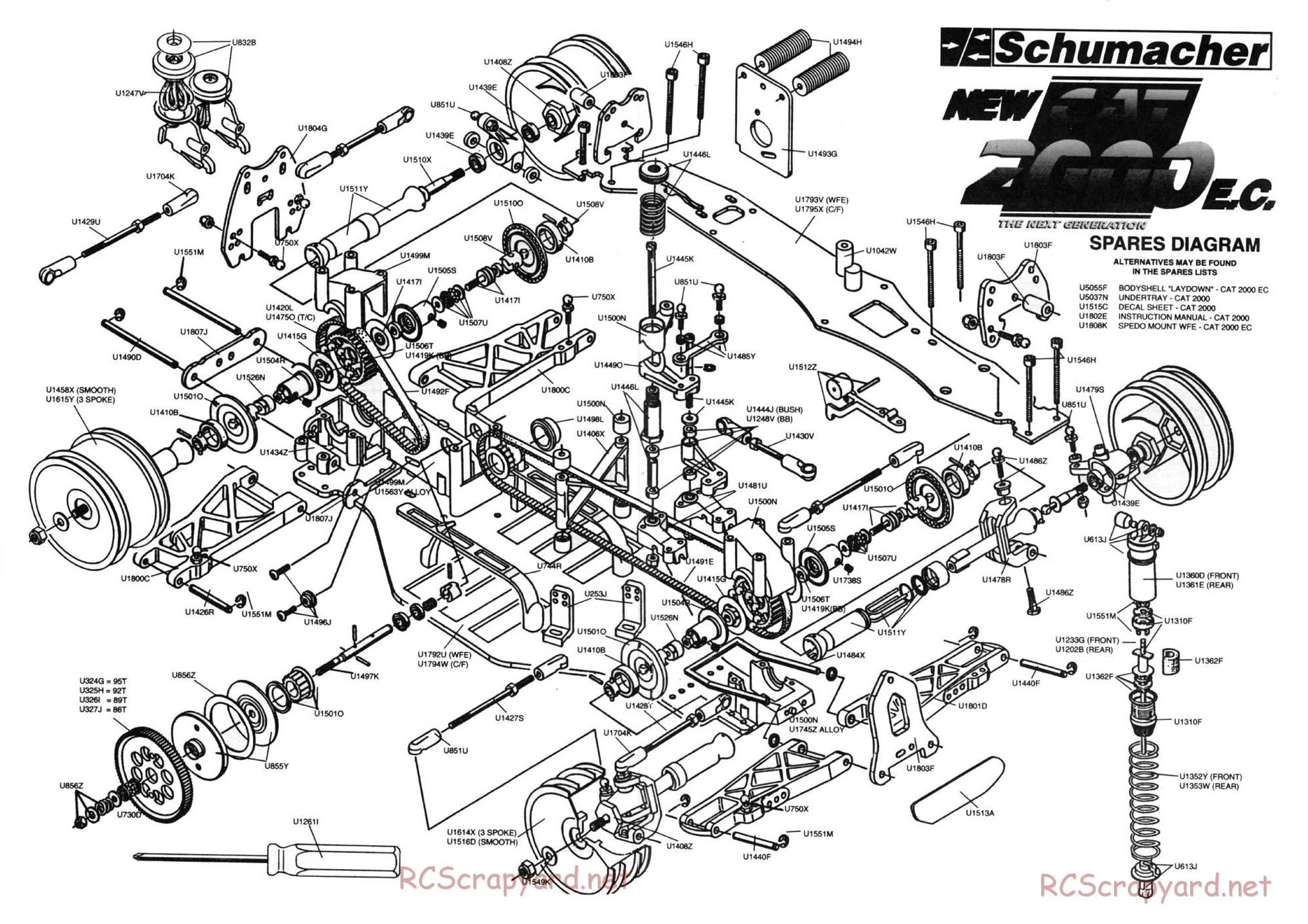 Schumacher - Cat 2000 EC - Exploded View - Page 1