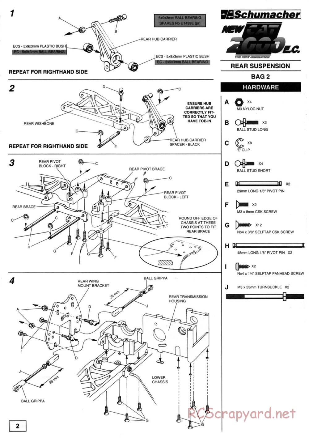 Schumacher - Cat 2000 EC - Manual - Page 4