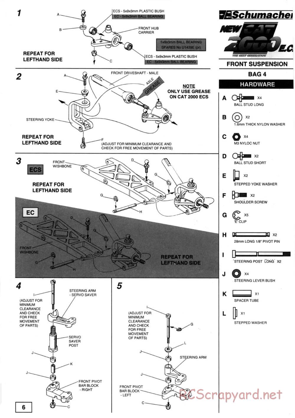 Schumacher - Cat 2000 EC - Manual - Page 8