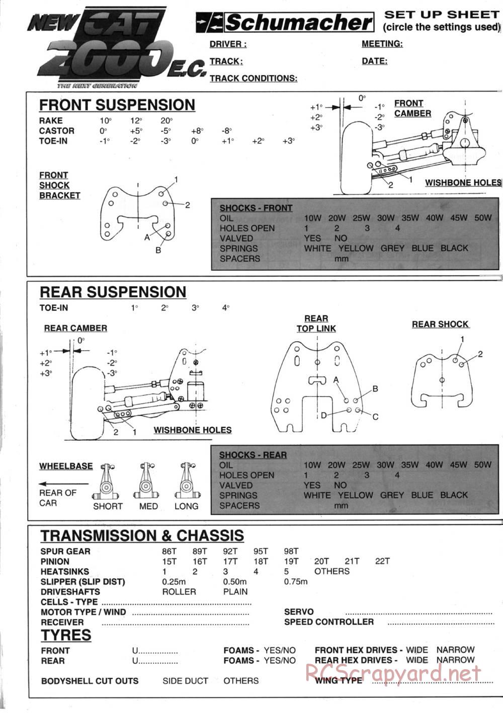 Schumacher - Cat 2000 EC - Manual - Page 32