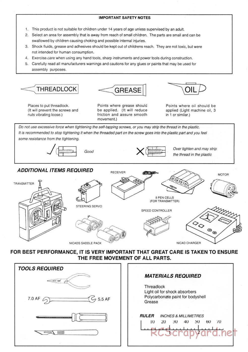 Schumacher - Cat 2000 - Manual - Page 2