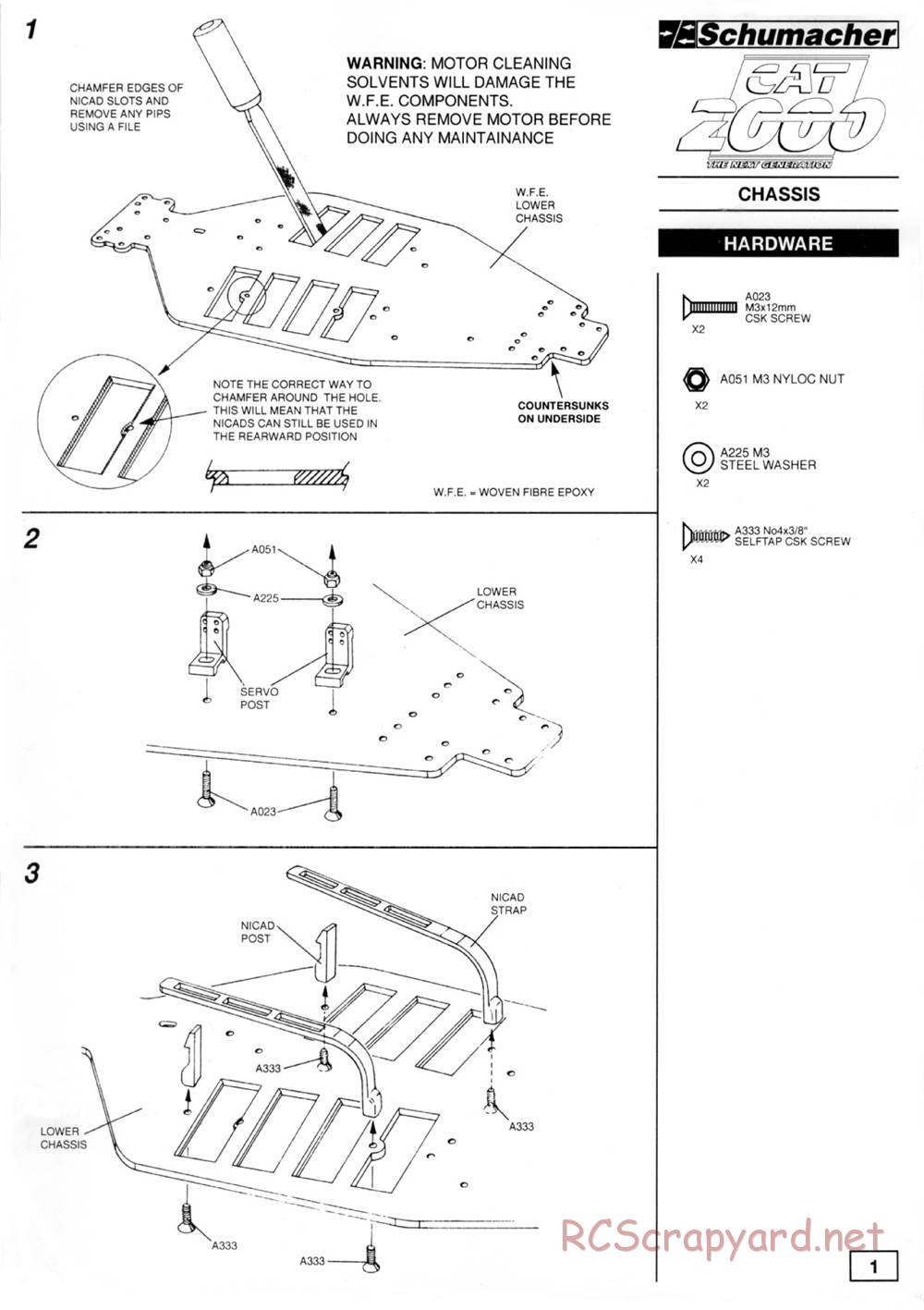 Schumacher - Cat 2000 - Manual - Page 3