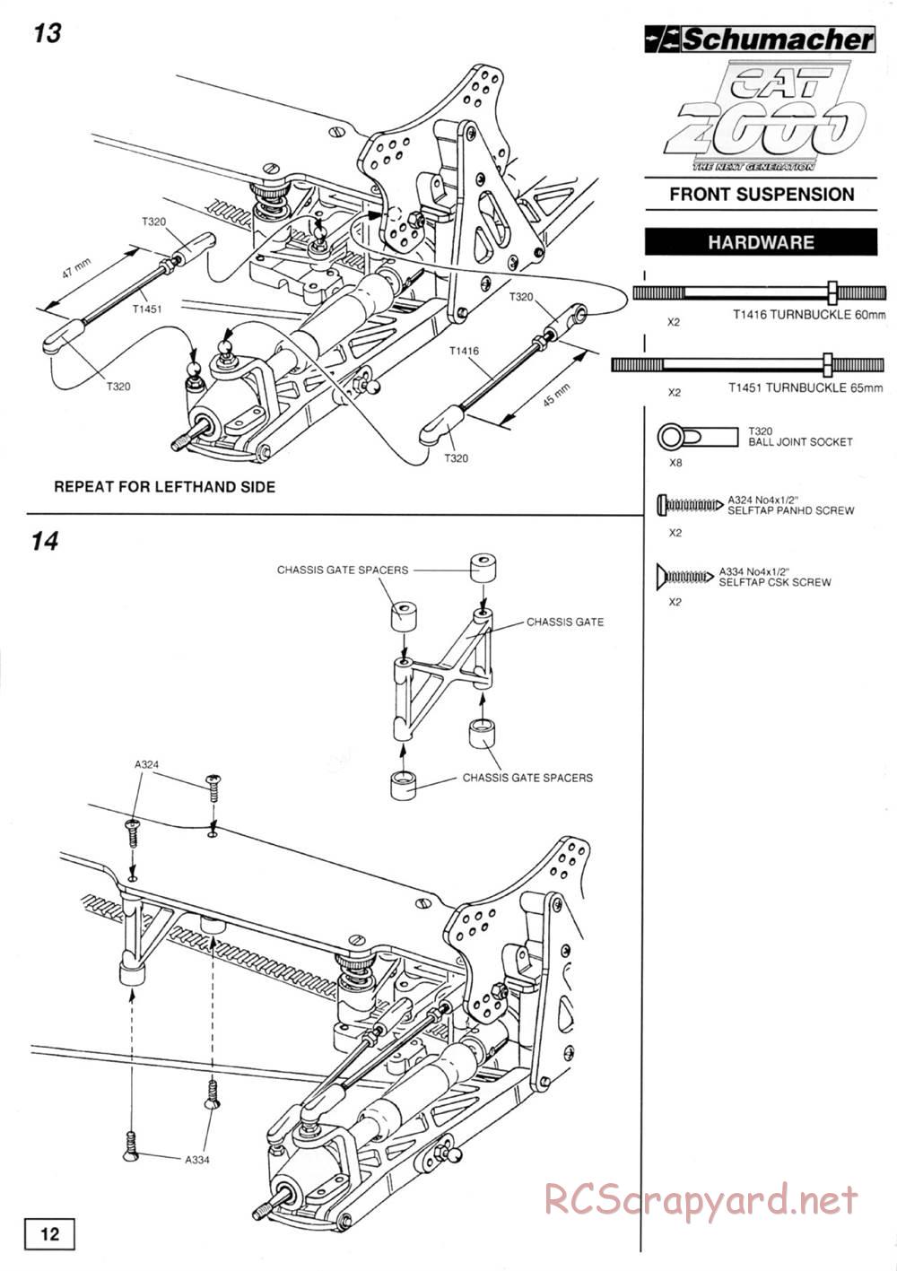 Schumacher - Cat 2000 - Manual - Page 14