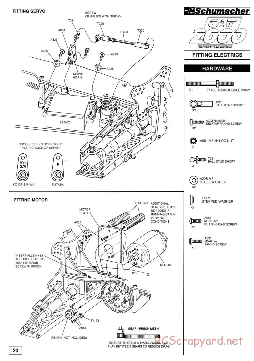Schumacher - Cat 2000 - Manual - Page 26