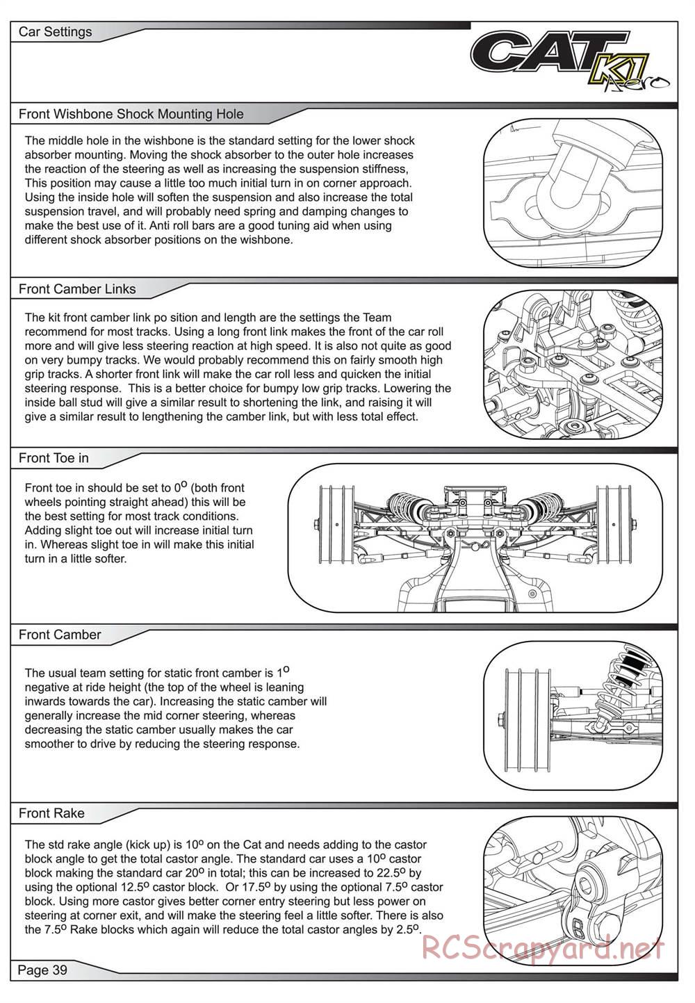 Schumacher - Cat K1 Aero - Manual - Page 40