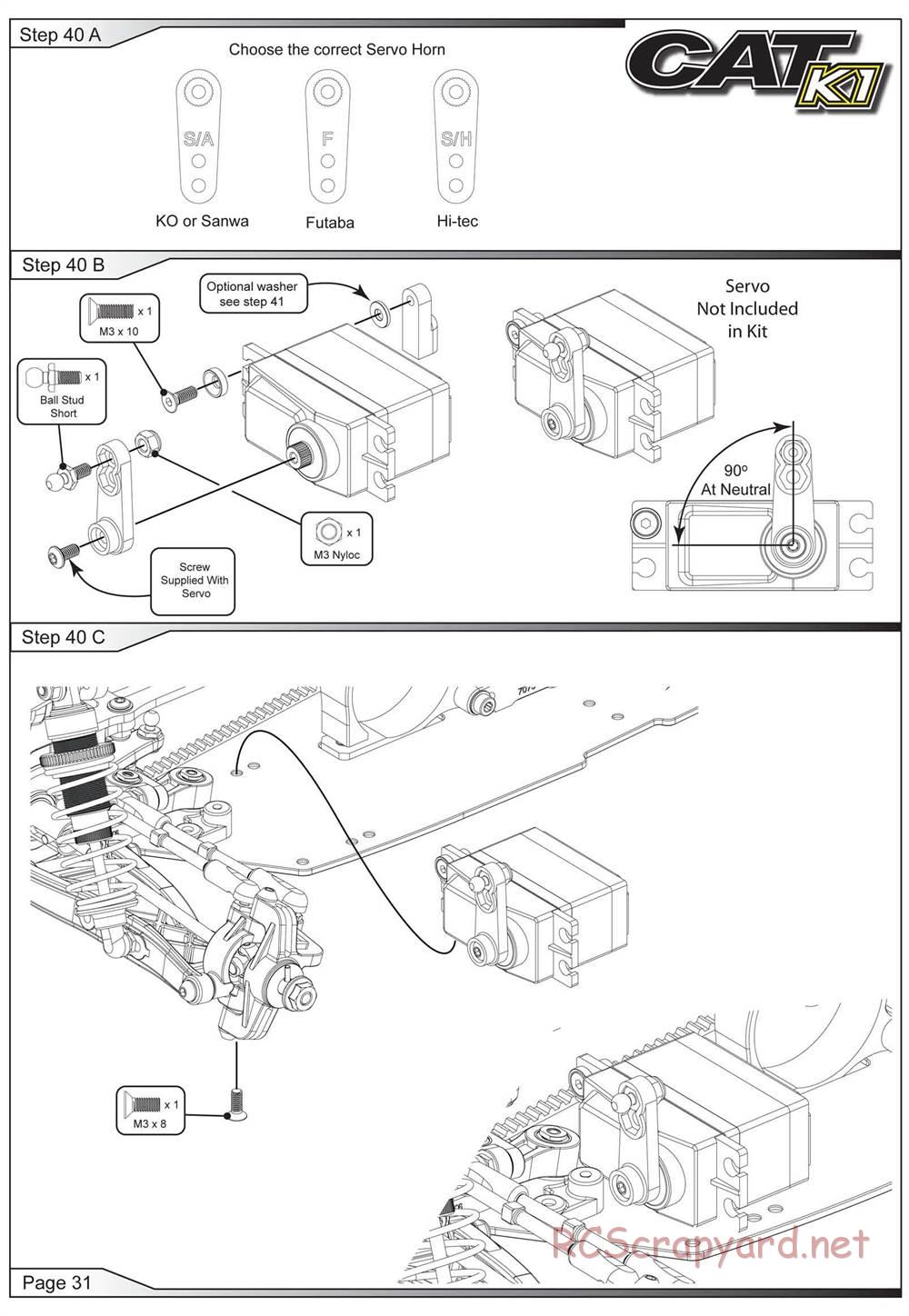 Schumacher - Cat K1 - Manual - Page 32