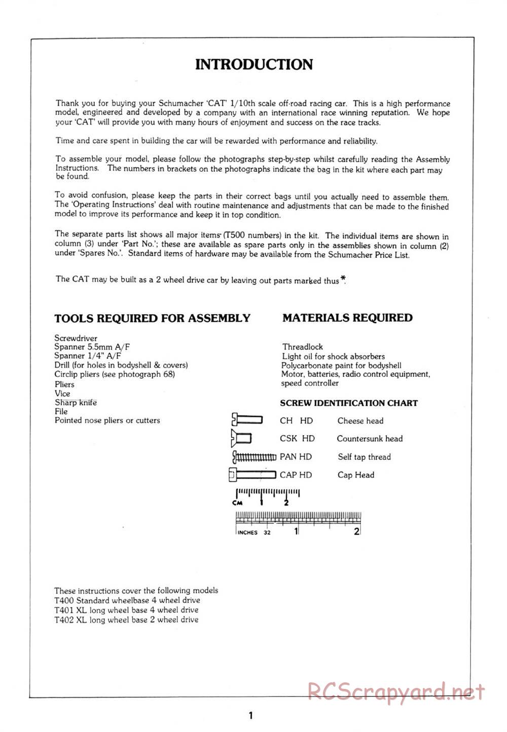 Schumacher - Cat XL - Manual - Page 2