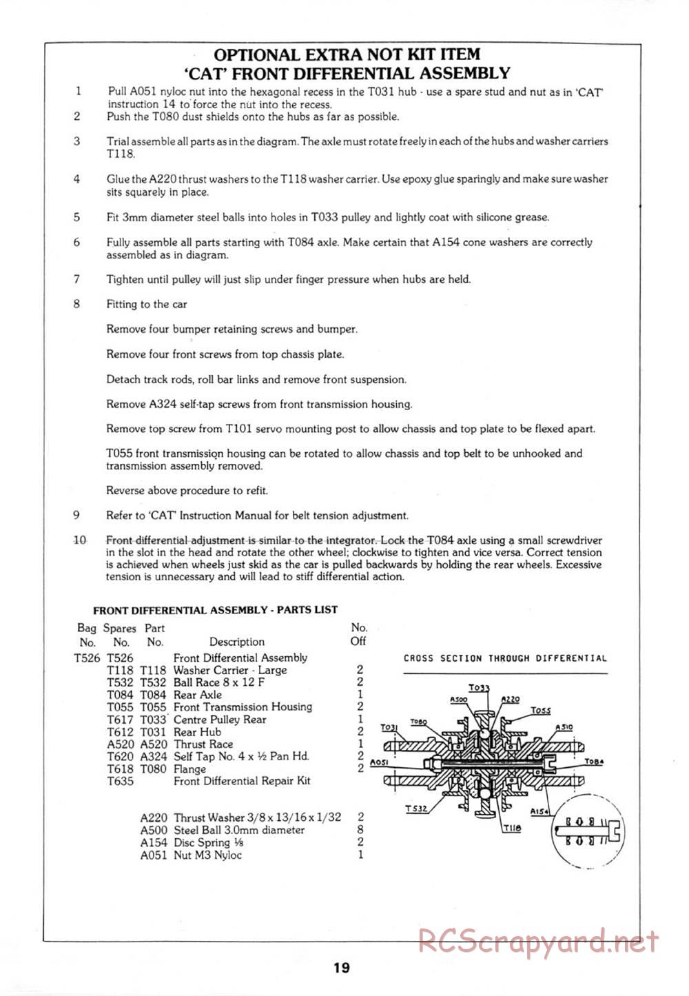 Schumacher - Cat XL - Manual - Page 20