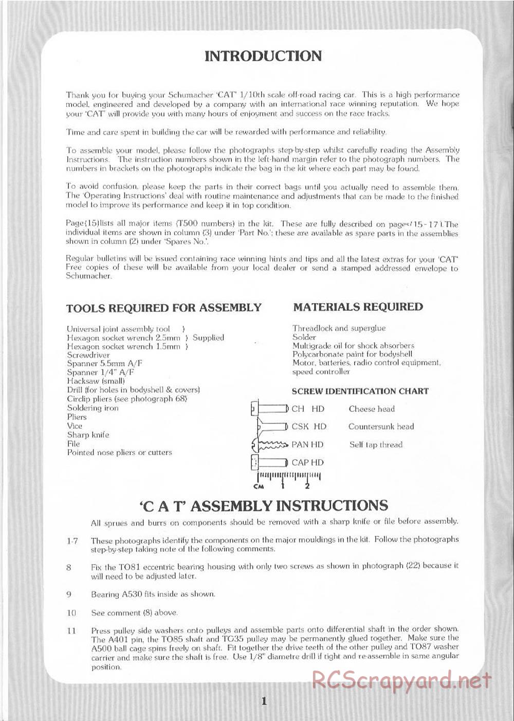 Schumacher - Cat SWB - Manual - Page 2