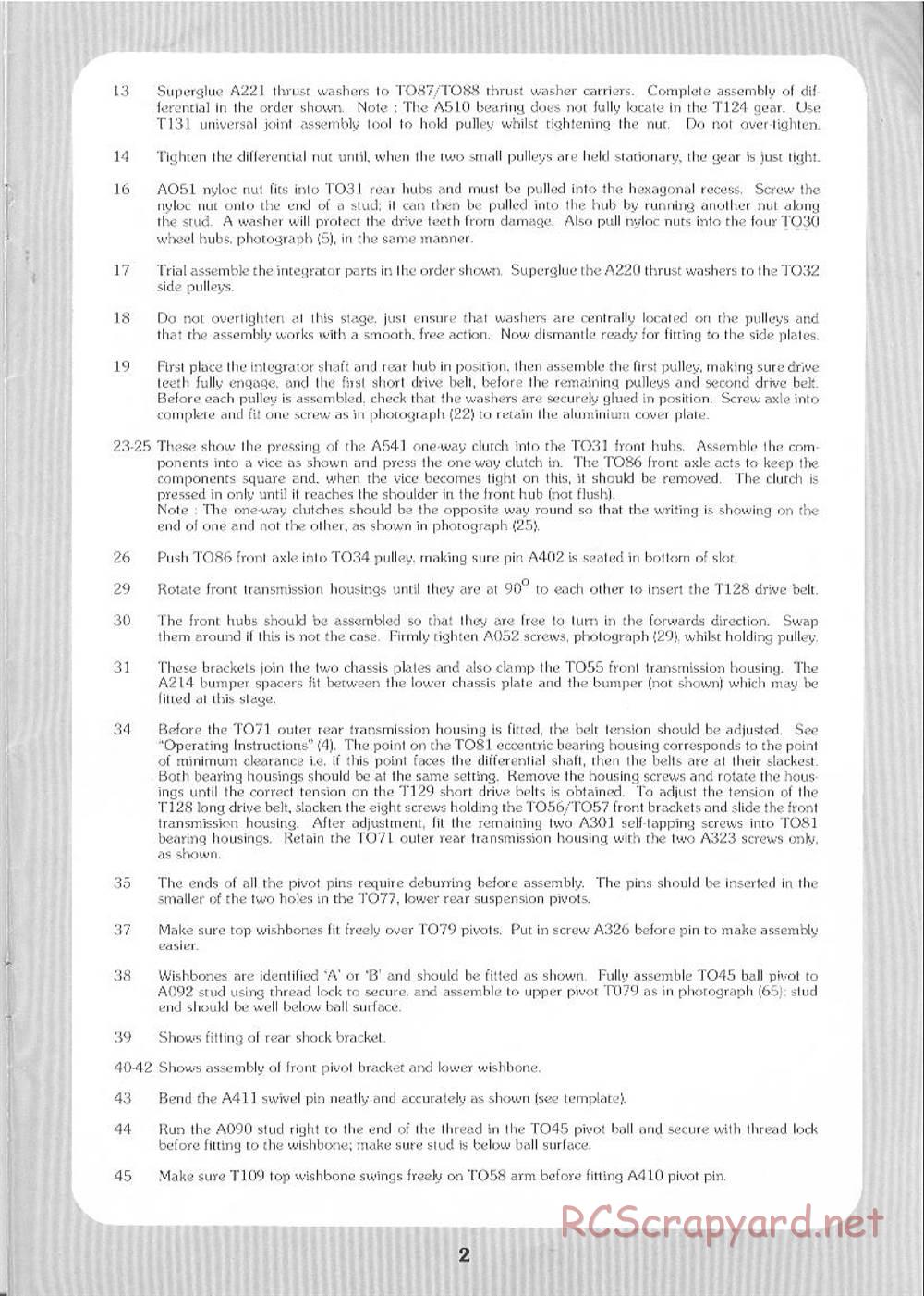Schumacher - Cat SWB - Manual - Page 3