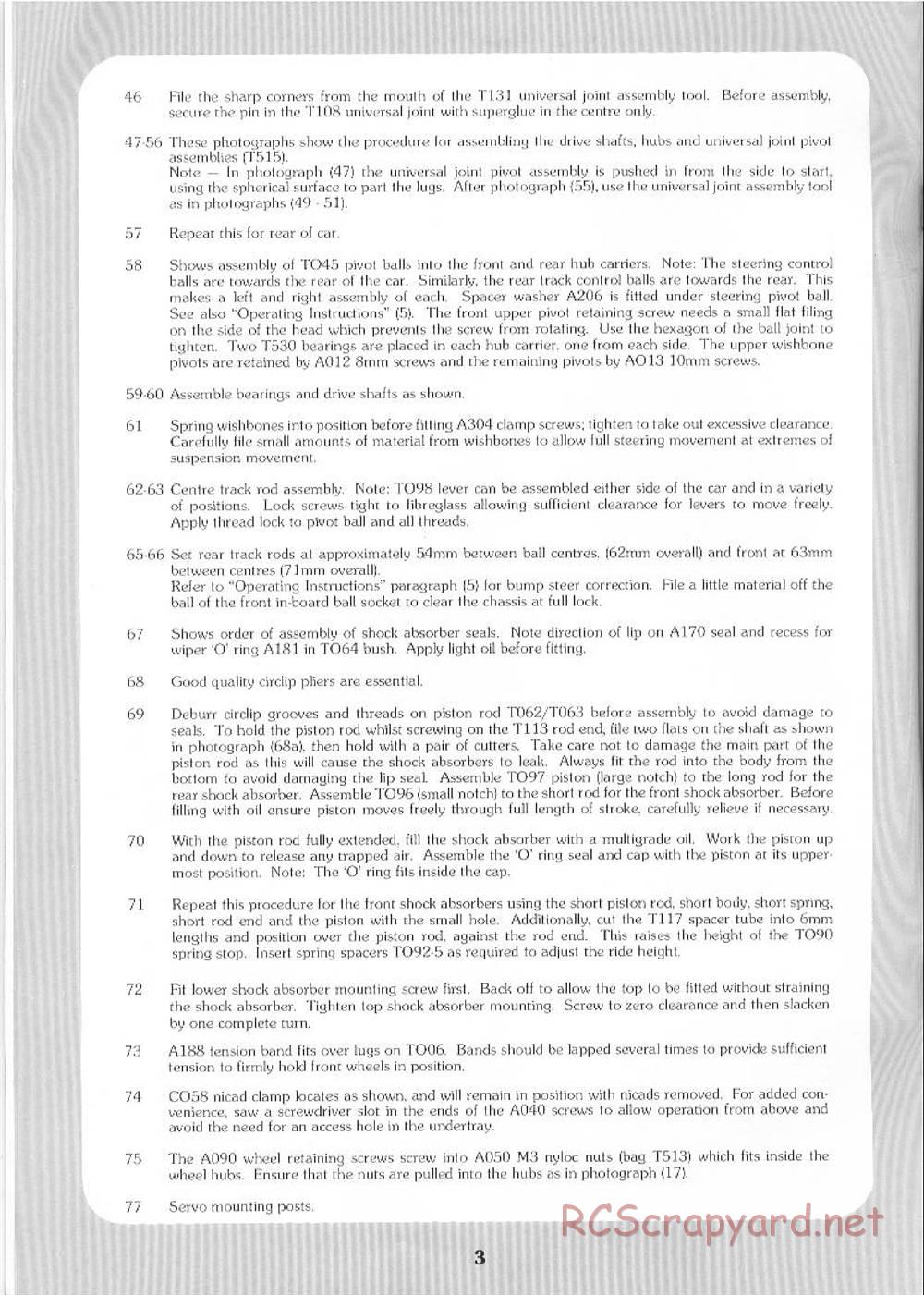 Schumacher - Cat SWB - Manual - Page 4