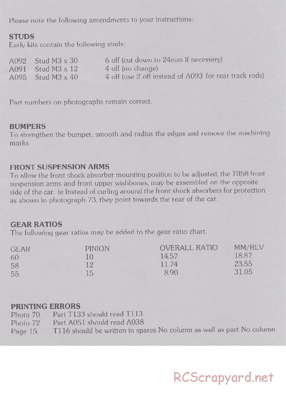 Schumacher - Cat SWB - Manual - Page 20