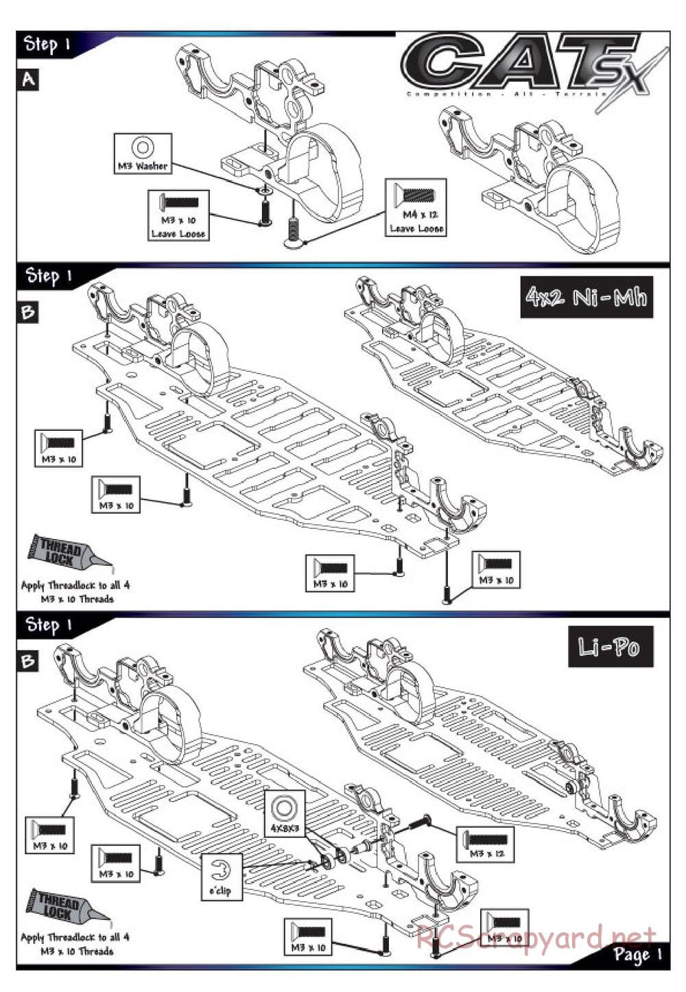 Schumacher - Cat SX - Manual - Page 2