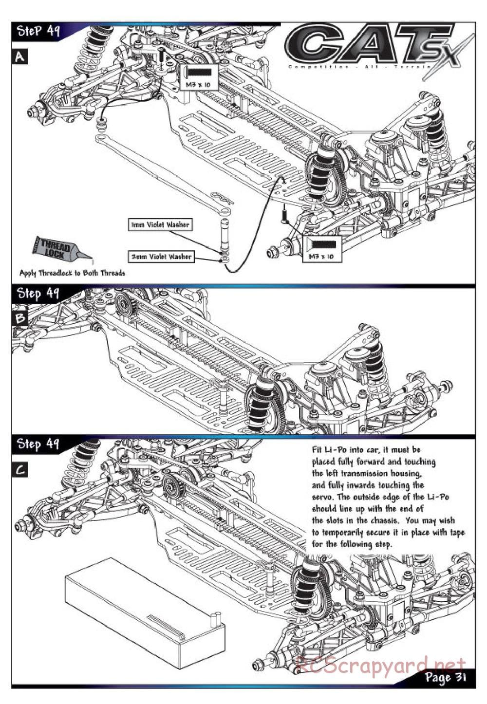 Schumacher - Cat SX - Manual - Page 26