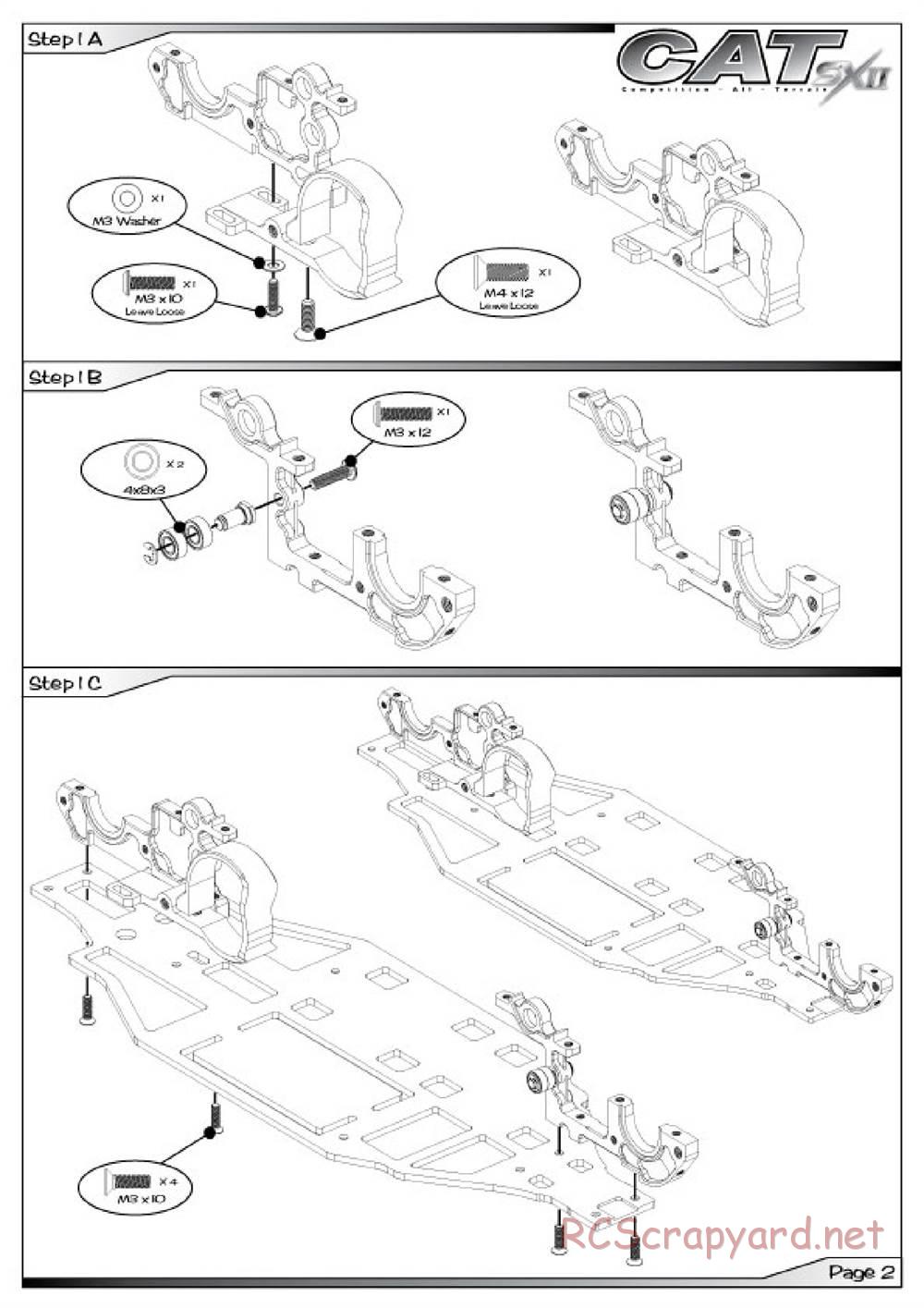 Schumacher - Cat SX2 - Manual - Page 3