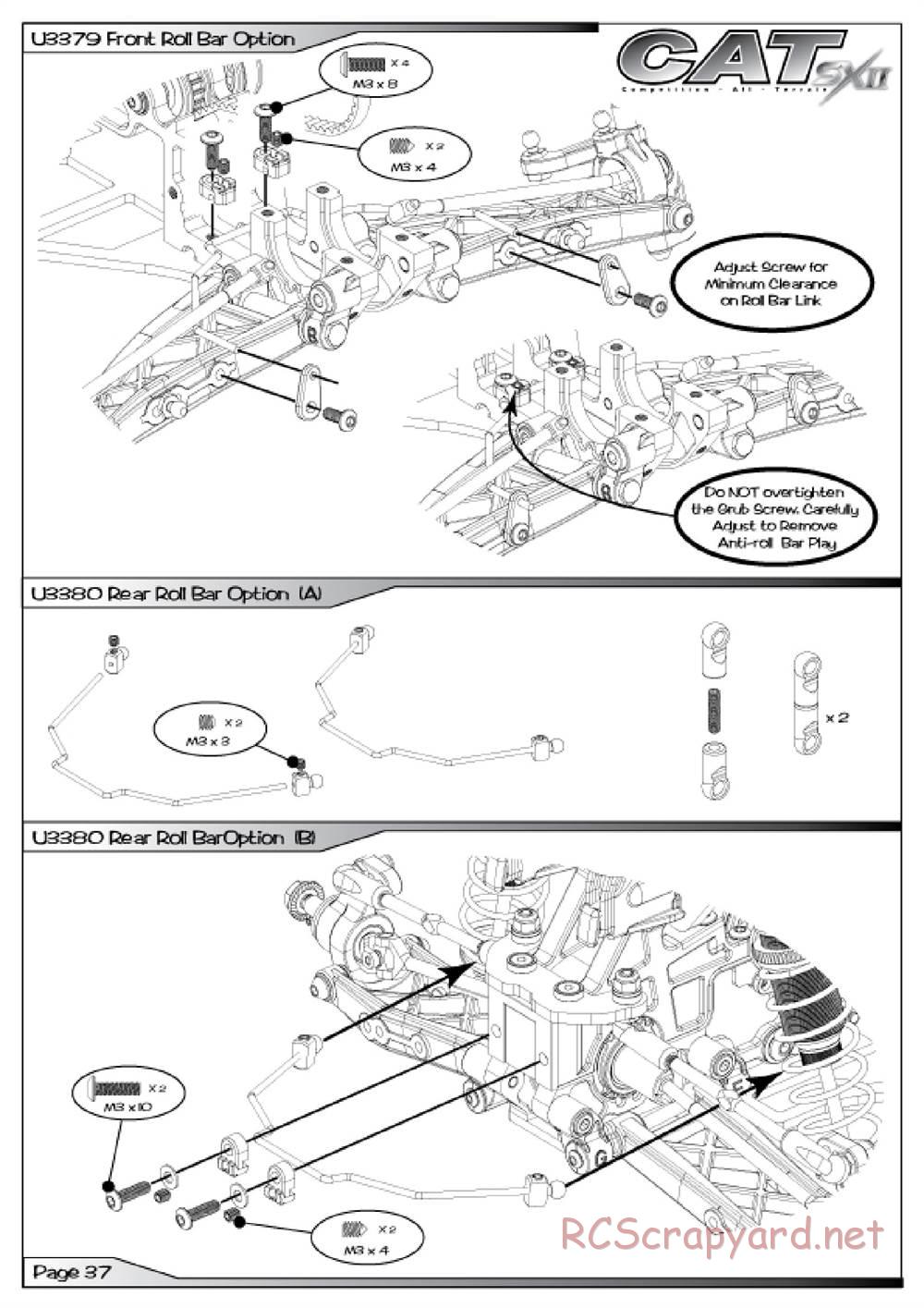 Schumacher - Cat SX2 - Manual - Page 38